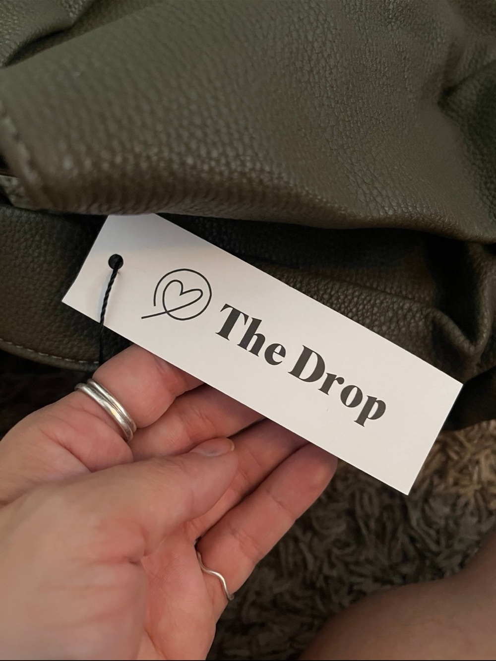 Olive Green Women's Leather Tote